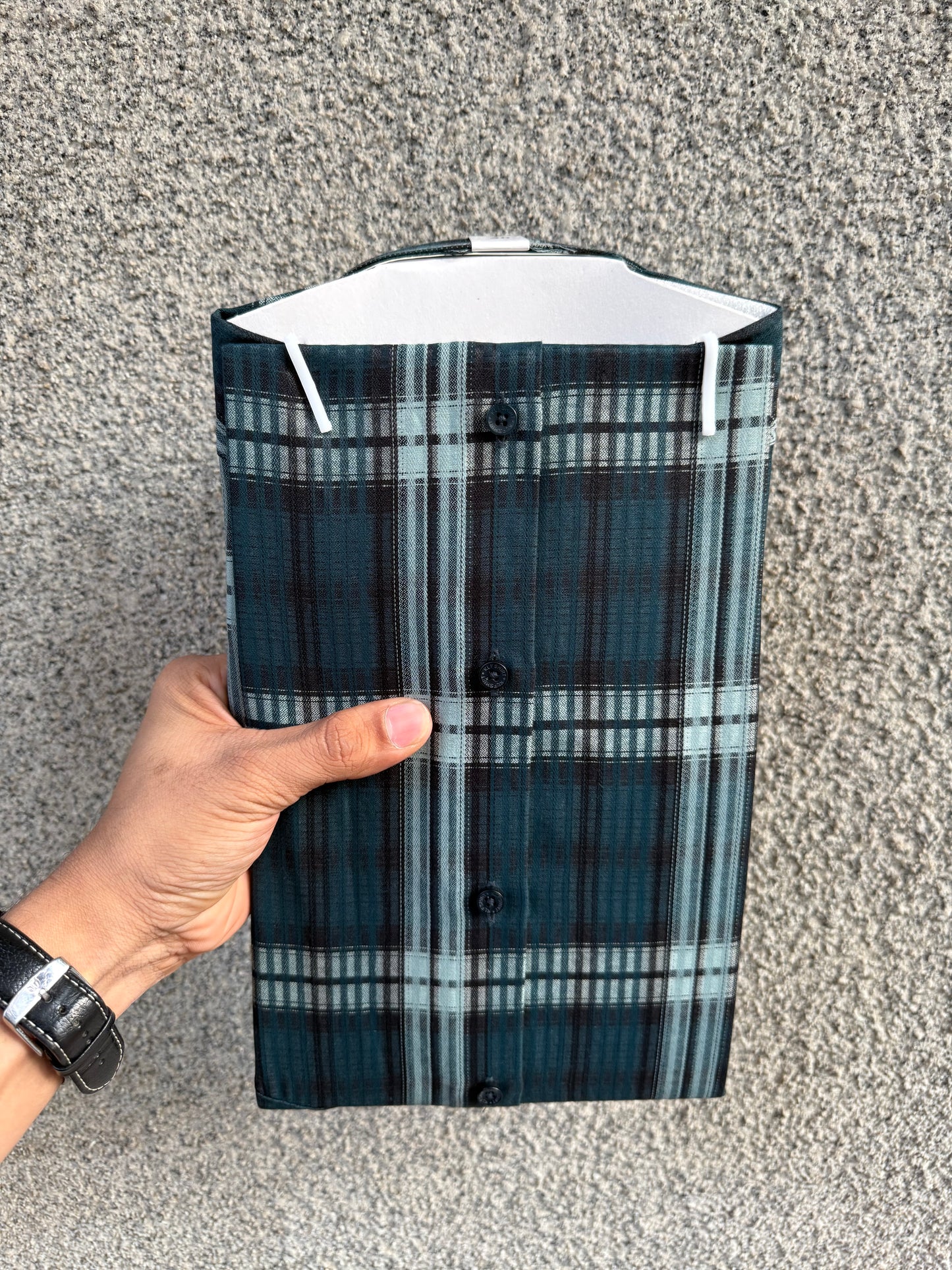 Peacock Feather Checks