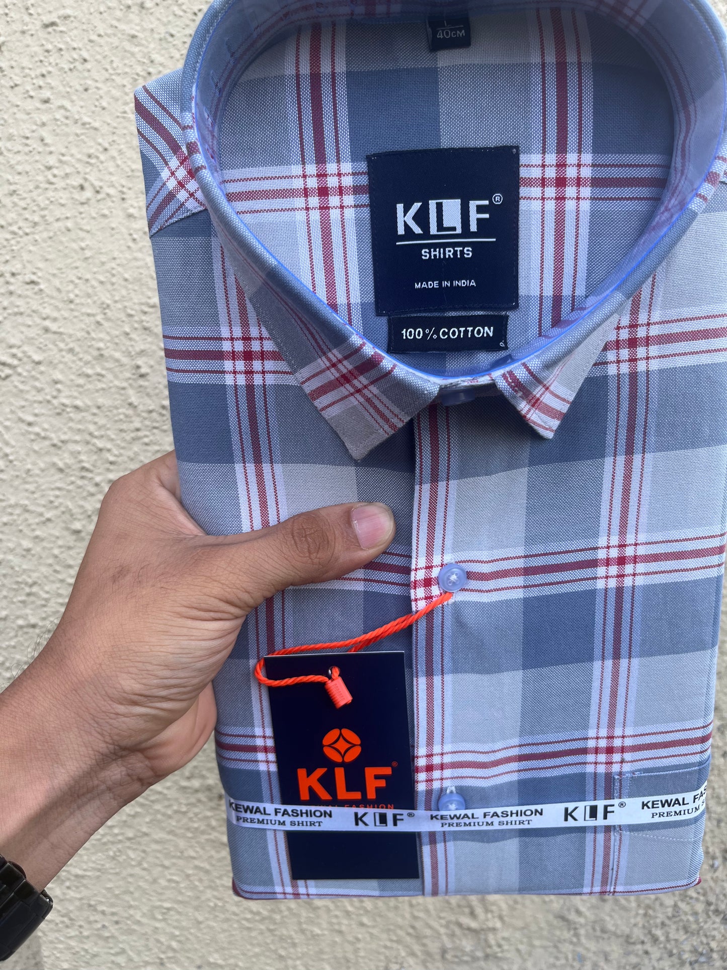 Slate Spectres full sleeves checks 335-21