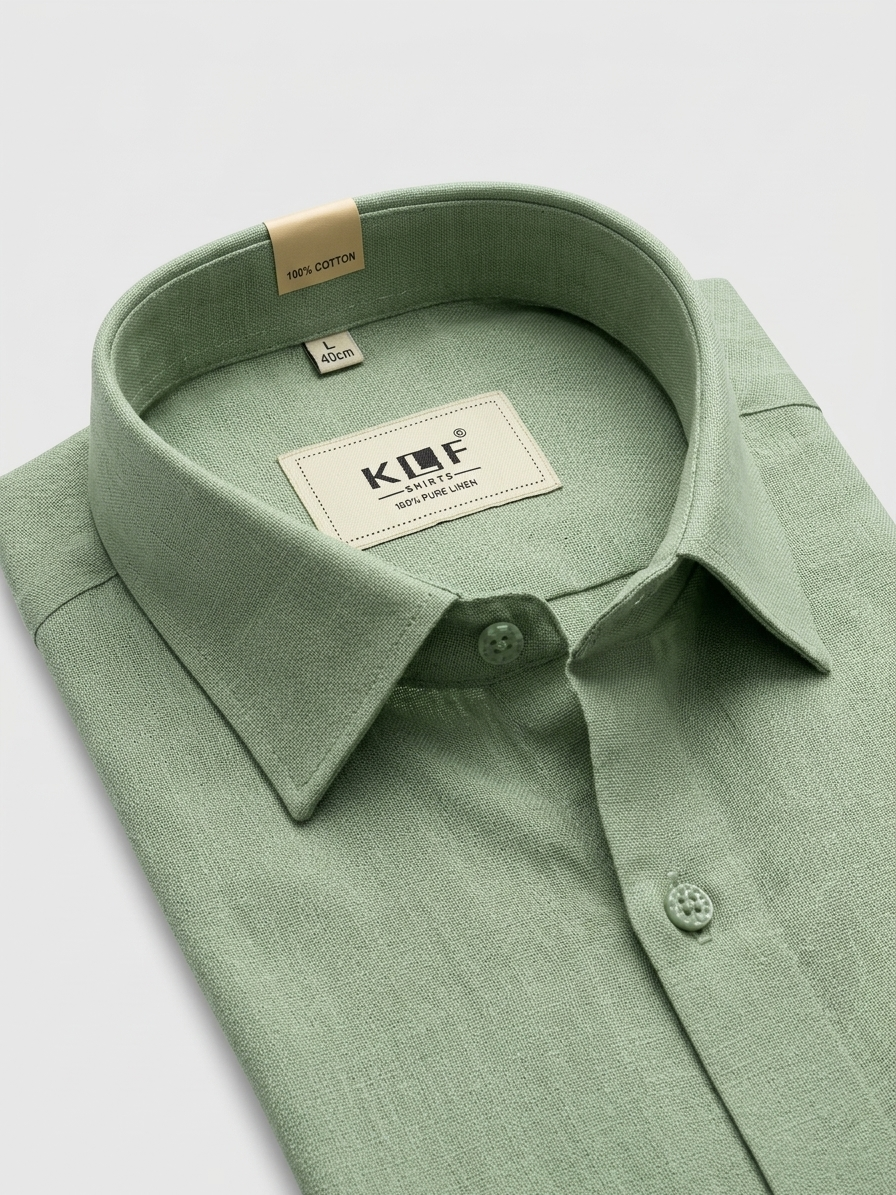 Sage Green Linen Shirt