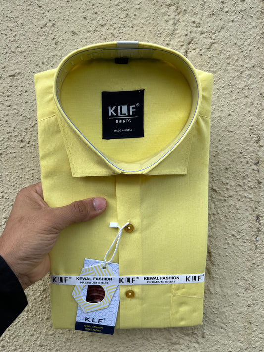 Lemon yellow full shirt 353-41