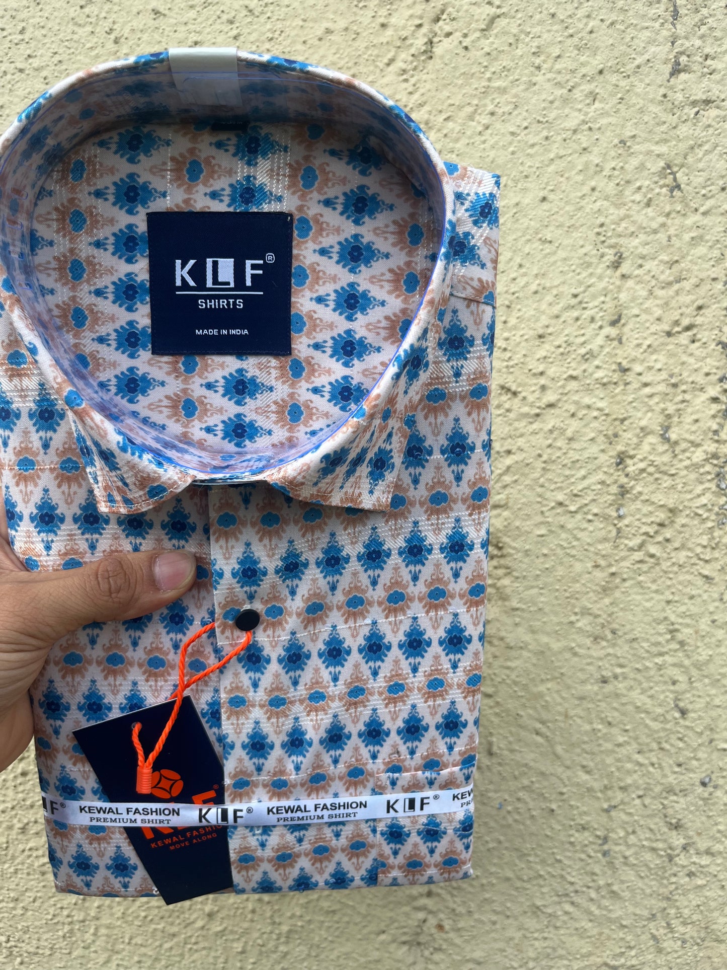 Steel Blue Code Digital print full shirt