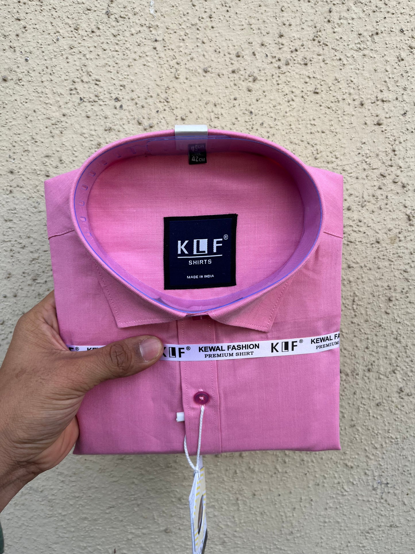 Dark Pink half sleeves shirts- 383-11