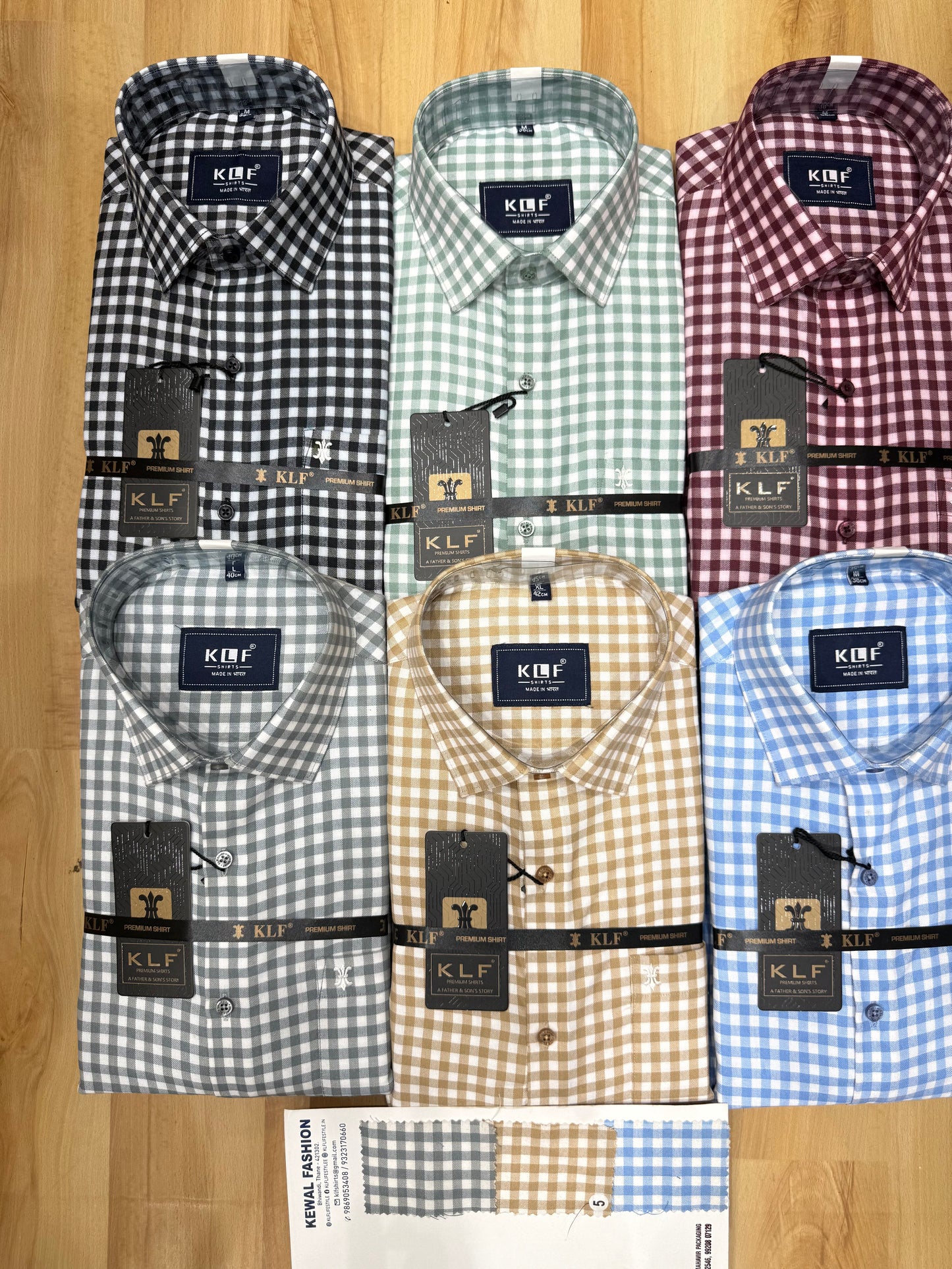Pack of 6 shirts