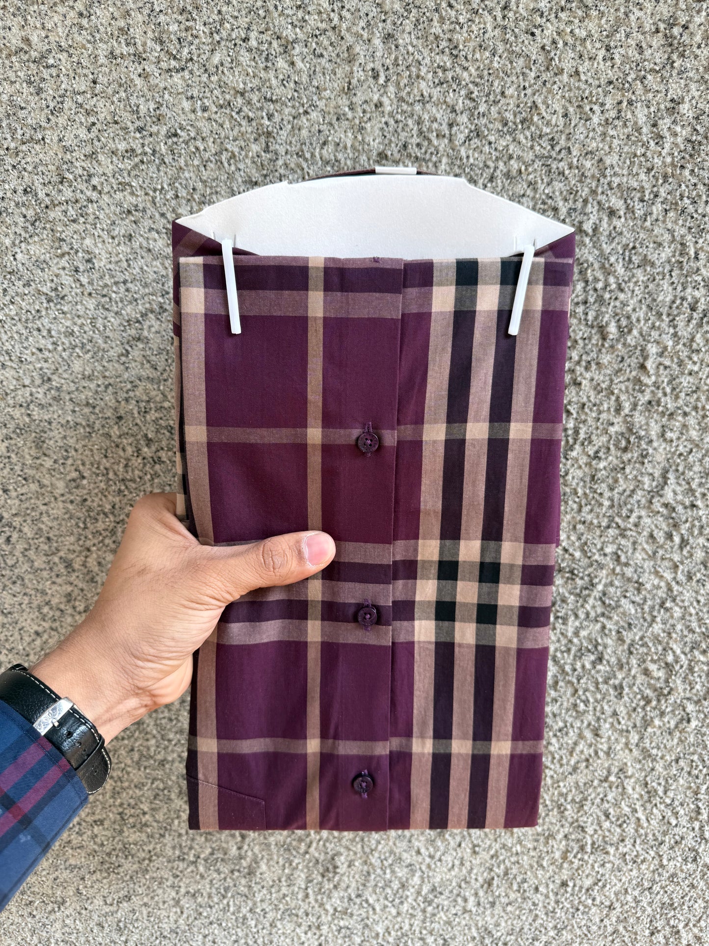 Burgundy Crown Checks