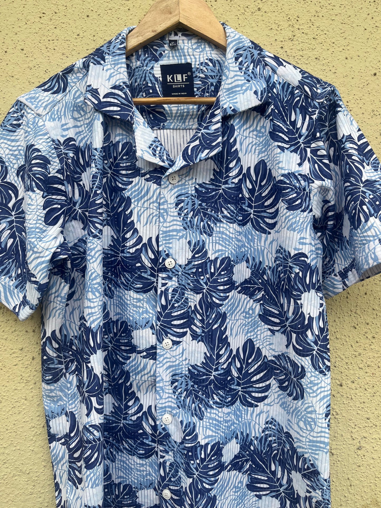 Ocean Blue Half Shirt