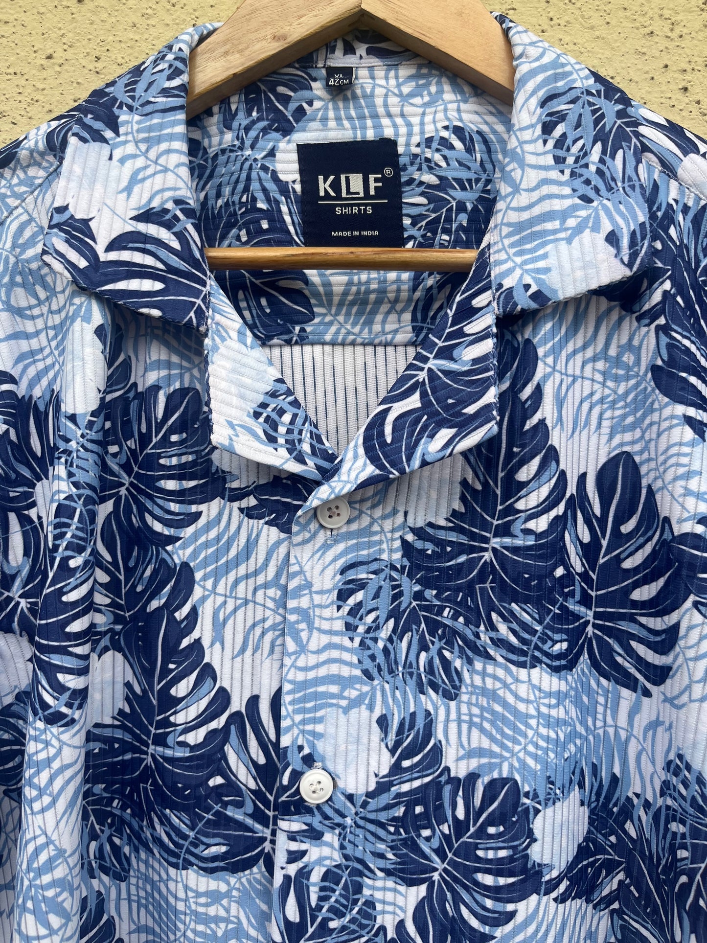 Ocean Blue Half Shirt
