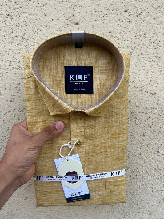 Khadi cotton full shirt - 378-4