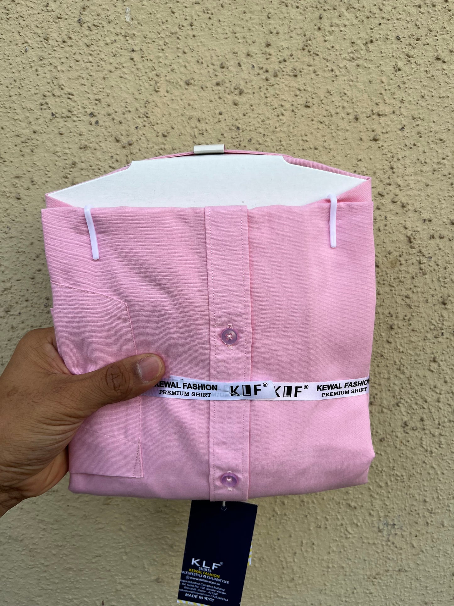 Baby Pink half sleeves shirt - 383-9