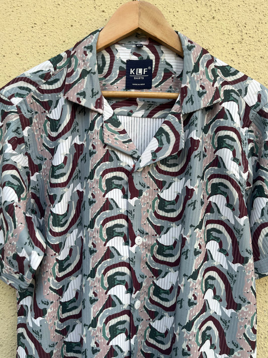 Wave Crest Cord Half Shirt
