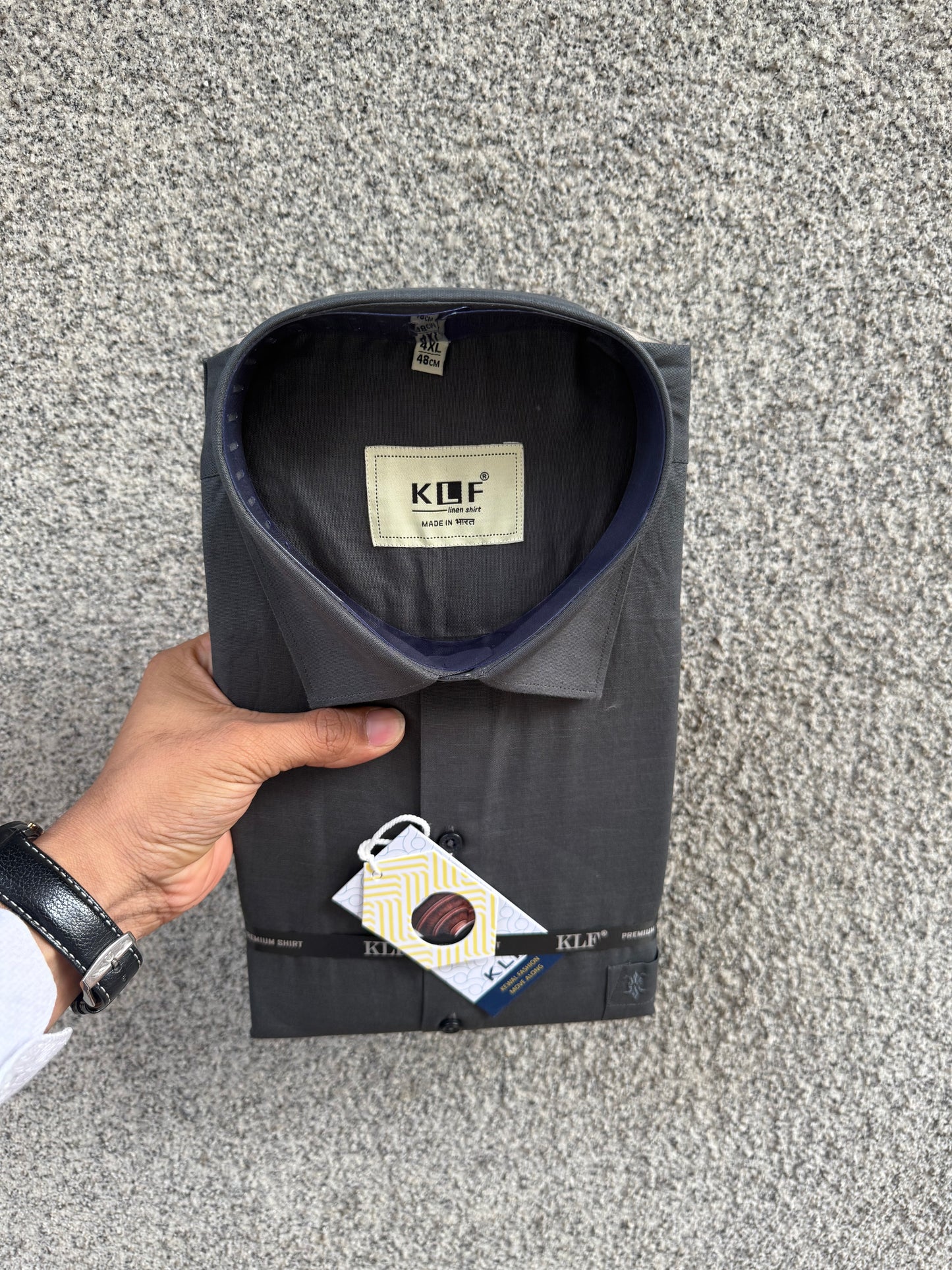 Dark Grey Linen