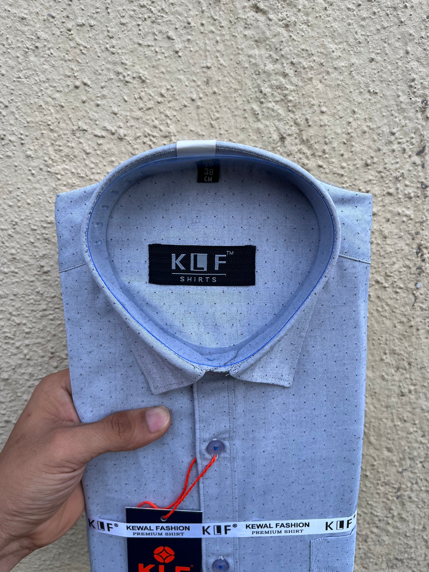 Grey Performer Textured Formal Shirt 201-4