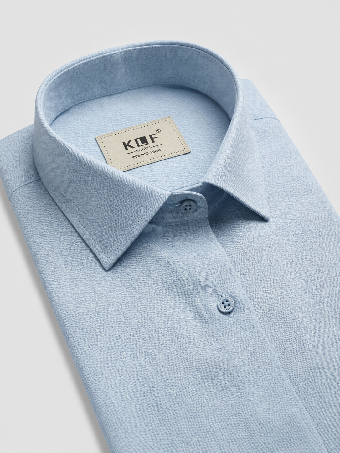 Sky Blue Linen Shirt