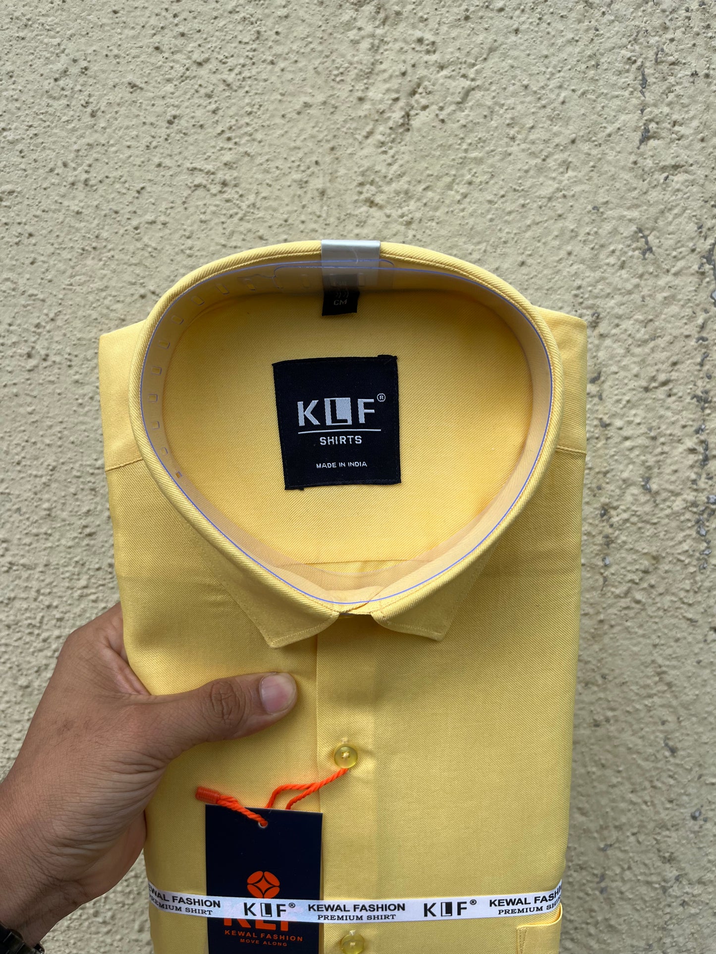 Yellow formal full shirt -332