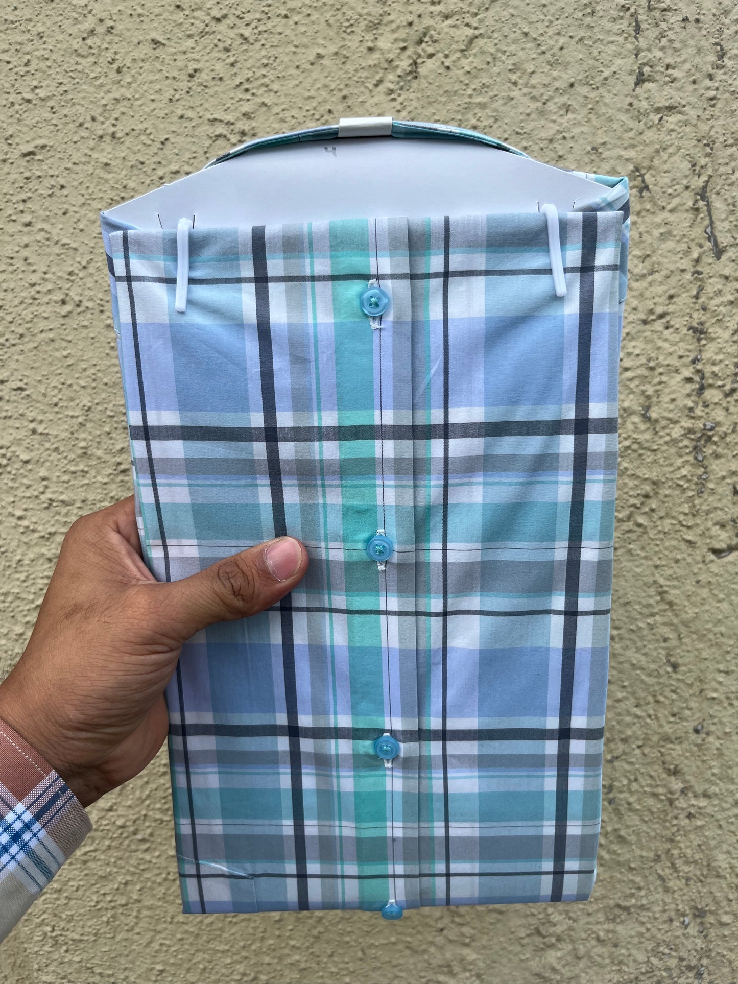 Blue Lagoon Checks full sleeves shirt 335-6