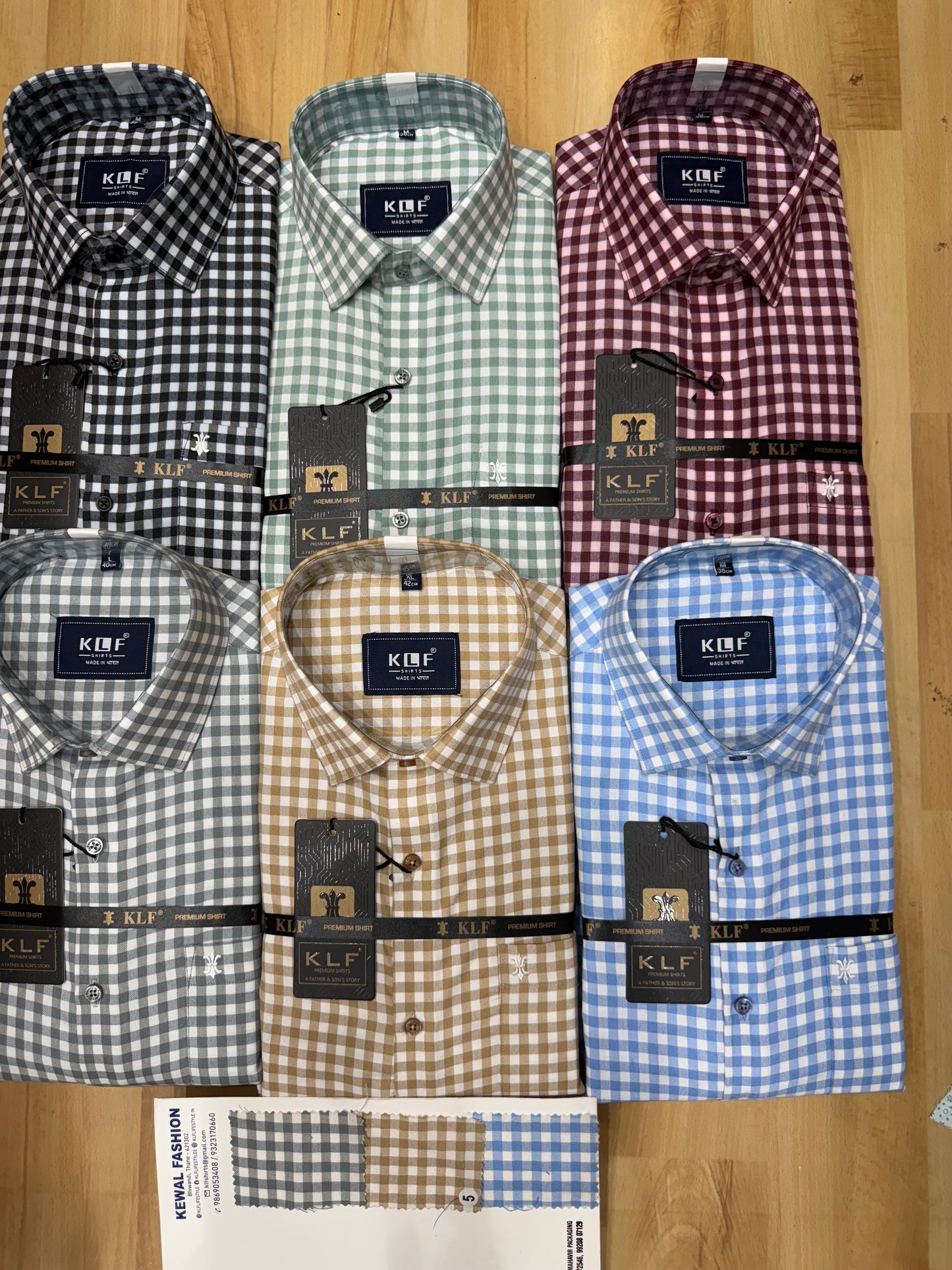 Pack of 6 shirts